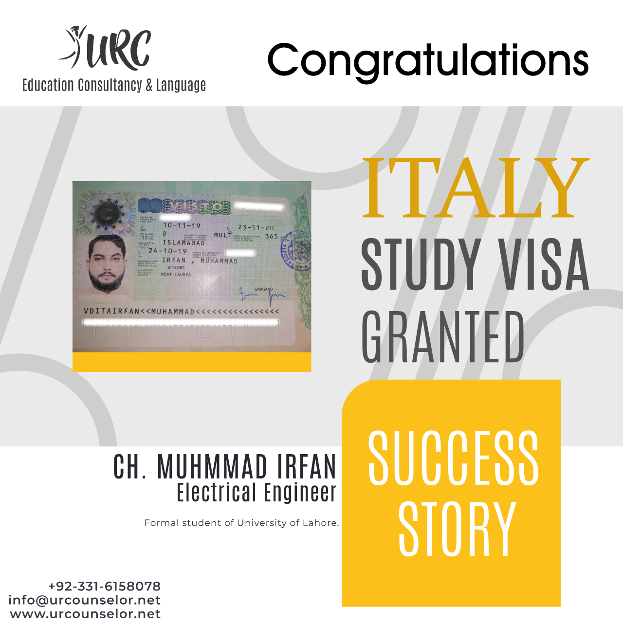 ITALY Visa Approved